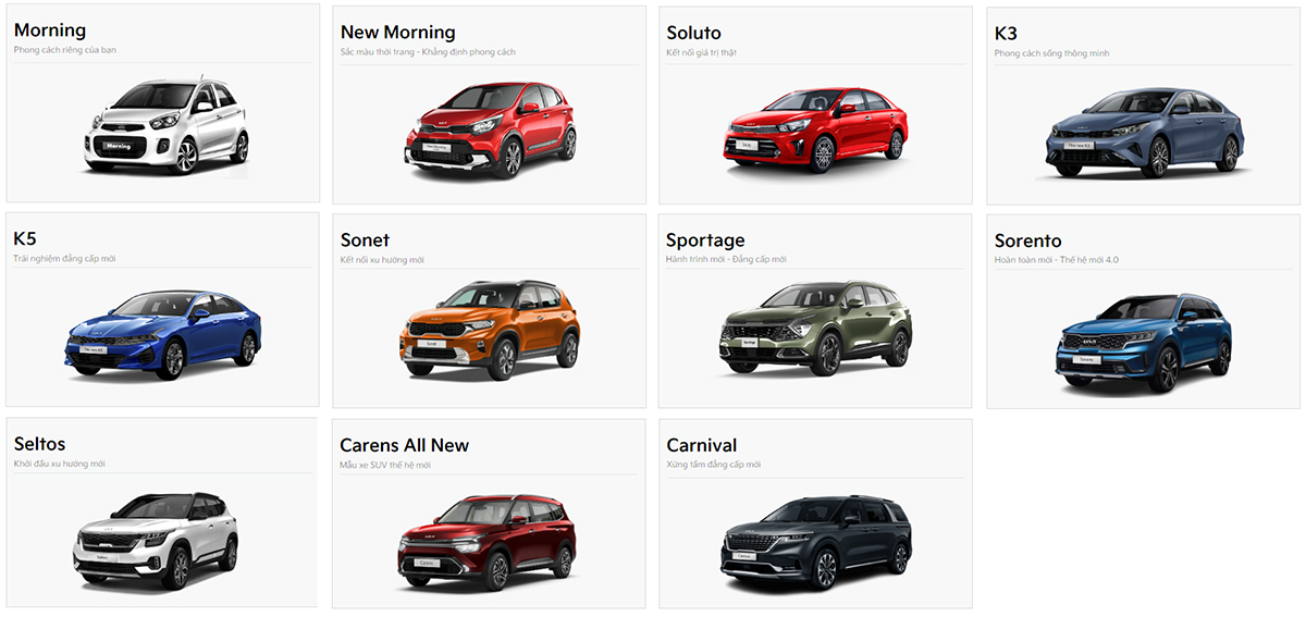 Thu Mua Xe ô tô Cũ KIA 